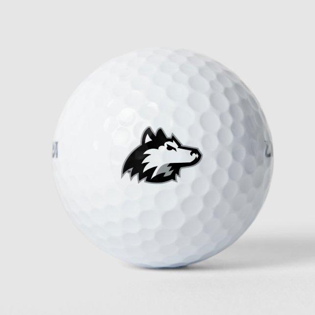 Balles De Golf Huskies du nord de l'Illinois (Devant)