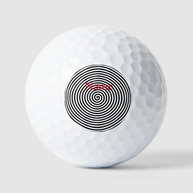 Balles De Golf Hypnose ronde Spirale Thunder_Cove (Recto)