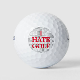 Balles De Golf I HATE GOLF Drôle Citation sur Carrelage blanc Arr