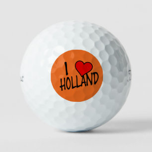 Balles De Golf I Heart Holland retour on ou tpv1 gbcnt
