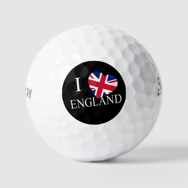 Balles De Golf I Heartflag Angleterre en poids ssf gbcnt (Recto)