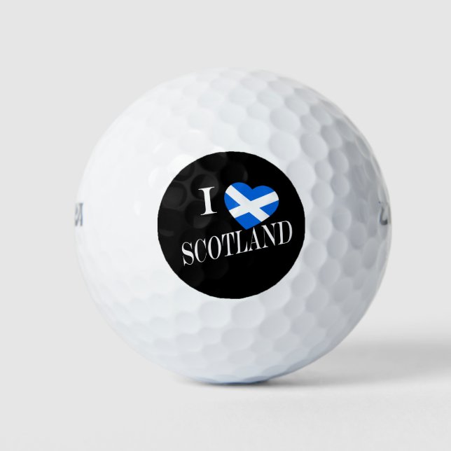 Balles De Golf I Heartflag Écosse poids wu gbcnt (Devant)