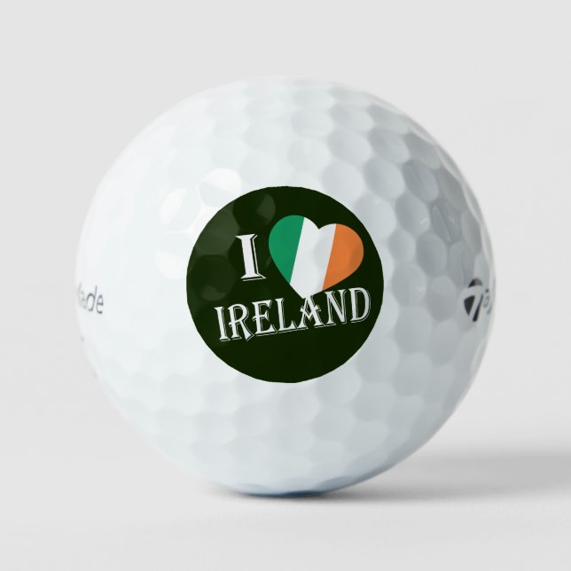 Balles De Golf I Heartflag Irlande wt tmtp5 gbcnt (Recto)