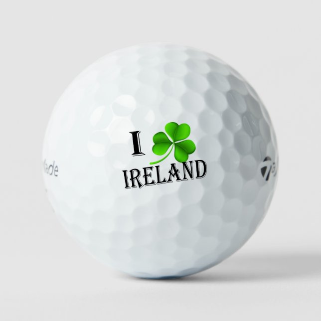 Balles De Golf I Irlande Shamrock bk tmtp5 gbcnt (Recto)