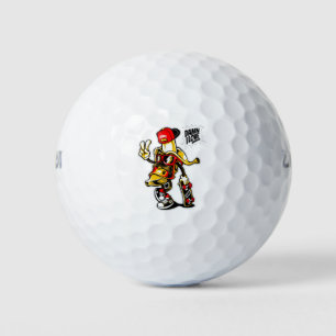 Balles De Golf I Love Banana Rebel