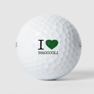 BALLES DE GOLF I LOVE BROCCOLI