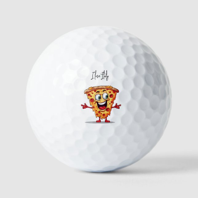 Balles De Golf I love Italy (Recto)