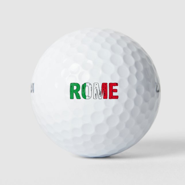 Balles De Golf I love Rome (Devant)