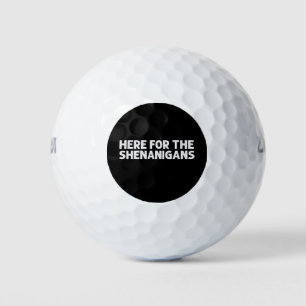 Balles De Golf Ici pour les farces et attrapes de la Saint-Patric