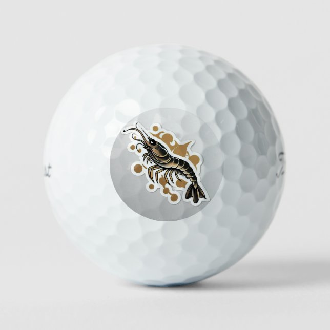 Balles De Golf "Iconographie nautique" (Recto)