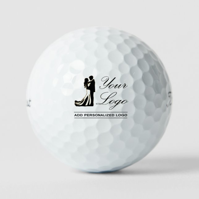 Balles De Golf Idée personnalisée de mariage sur mesure Ajoutez v (Recto)