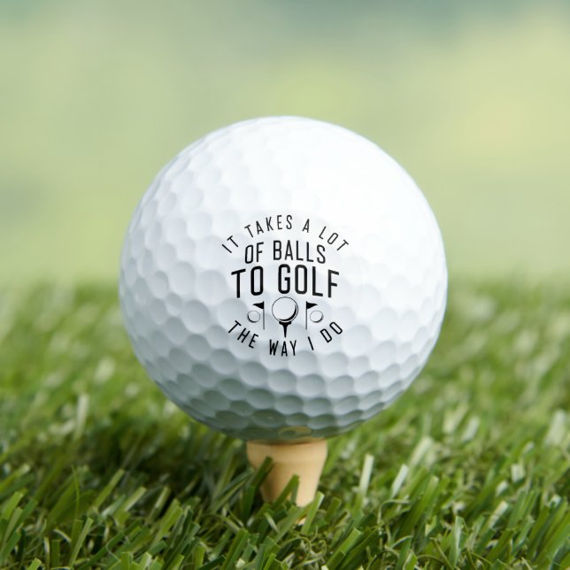 Balles De Golf Il Faut Beaucoup De Ballons Au Golf Comme Je Le Fa (T-shirt Insitu)