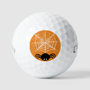 Balles De Golf Illustration d'araignée d'Halloween effrayante