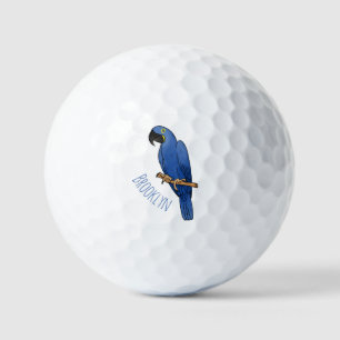 Balles De Golf illustration de dessin animé d'ara hyacinthe