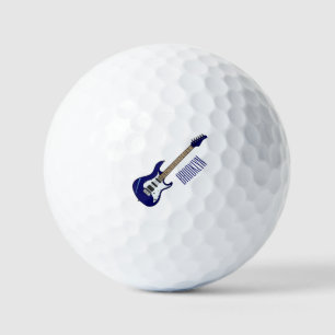 Balles De Golf Illustration de guitare électrique
