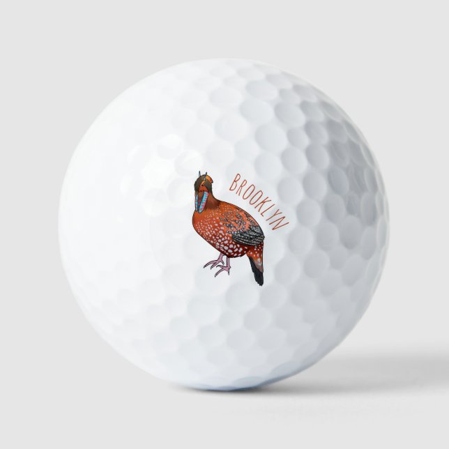 Balles De Golf Illustration de la tragédie de Cabot (Recto)