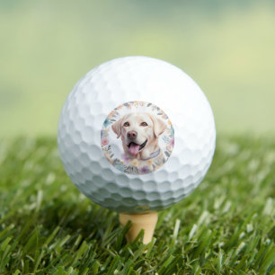 Balles De Golf Illustration de l'extracteur floral Whimsical Labr