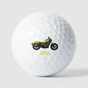 Balles De Golf Illustration de moto Cruiser