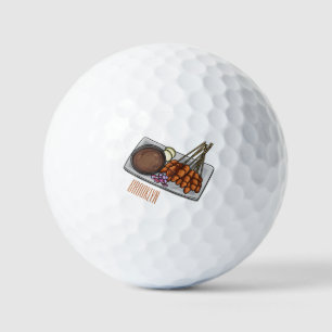 Balles De Golf Illustration de Satay