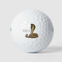 Illustration de serpent à cobra Brown