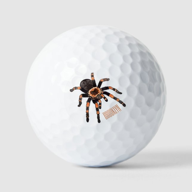 Balles De Golf Illustration de Tarantula (Recto)