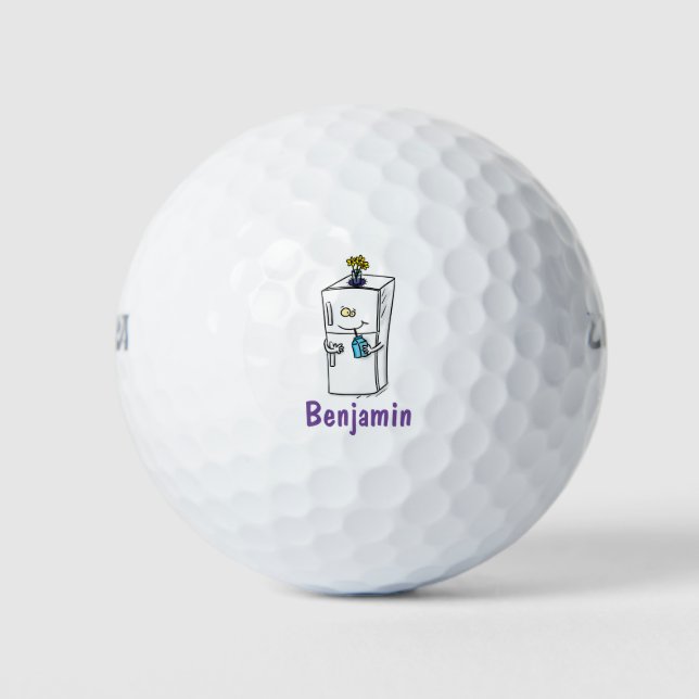 Balles De Golf Illustration drôle de réfrigérateur (Devant)