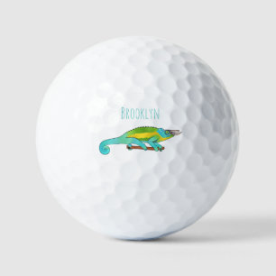 Balles De Golf Illustration du caméléon de Jackson