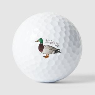 Balles De Golf Illustration du canard de Majard 
