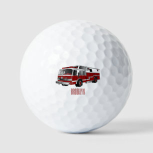 Balles De Golf Illustration du moteur à incendie