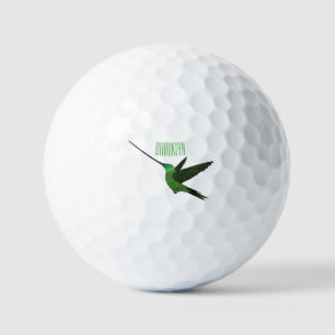 Balles De Golf Illustration d'un colibri à bec épée