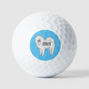 Balles De Golf Illustration Samoyed dog