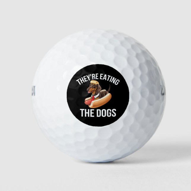 Balles De Golf Ils mangent les chiens Donald Trump Débat 2024 (Devant)