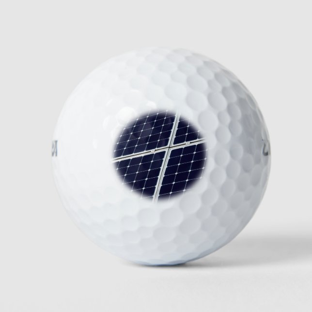 Balles De Golf Image amusante d'un panneau solaire (Devant)