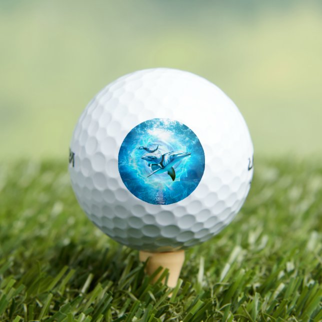 Balles De Golf imaginaire bleu dauphin (T-shirt Insitu)