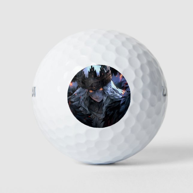 Balles De Golf Imaginaire gothique foncé Anime (Devant)