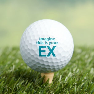Balles De Golf Imaginez Que C'Est Votre Ex