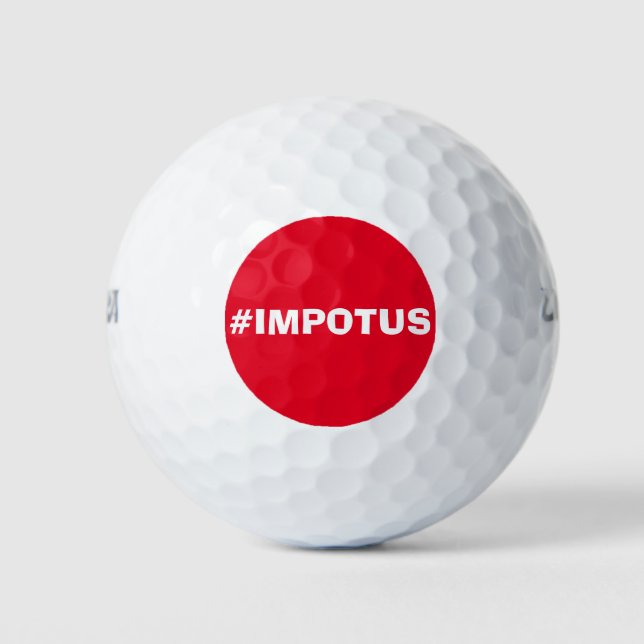 BALLES DE GOLF #IMPOTUS (Devant)