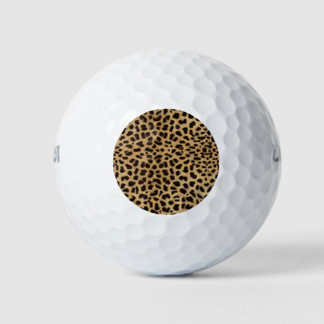 Balles De Golf Impression Cheetah (Devant)