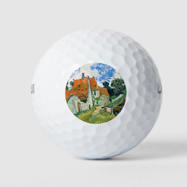 Balles De Golf Impressionnisme rue Vincent Van Gogh à Auvers (Devant)