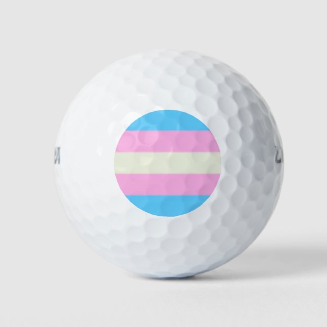 Balles De Golf Indicateur de fidélité transgenre décroissant (Devant)
