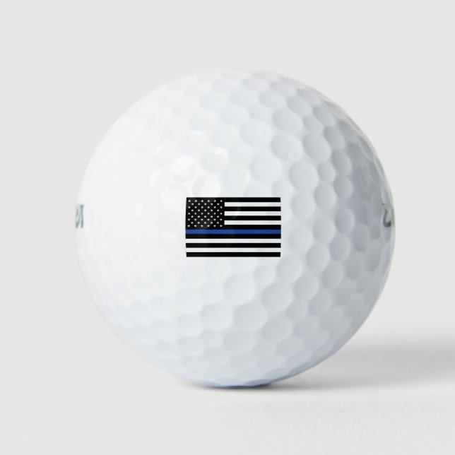Balles De Golf Indicateur de ligne bleue mince (Devant)