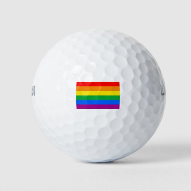 Balles De Golf Indicateur gay pride (Devant)