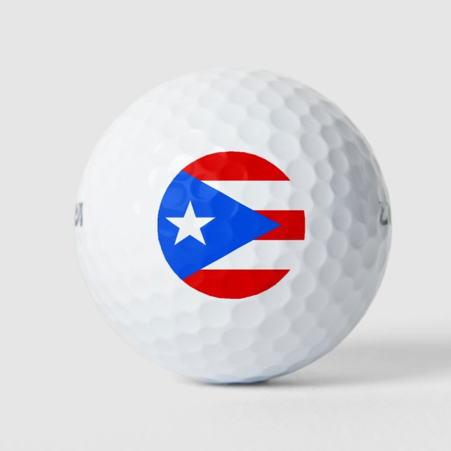 Balles De Golf Indicateur Porto Rico (Devant)