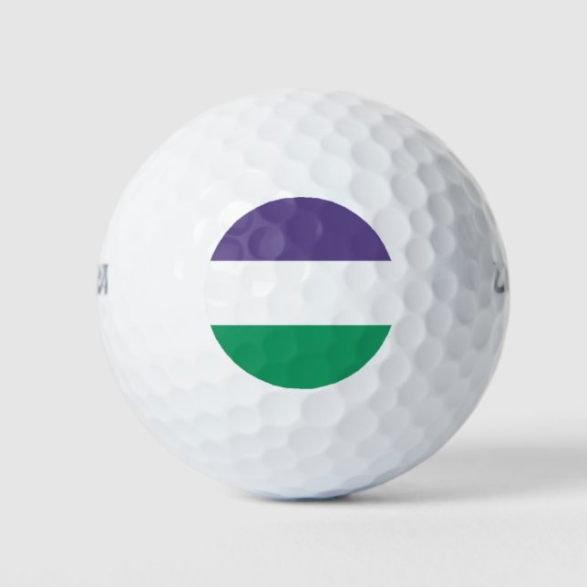 Balles De Golf Indicateur Suffragette (Devant)