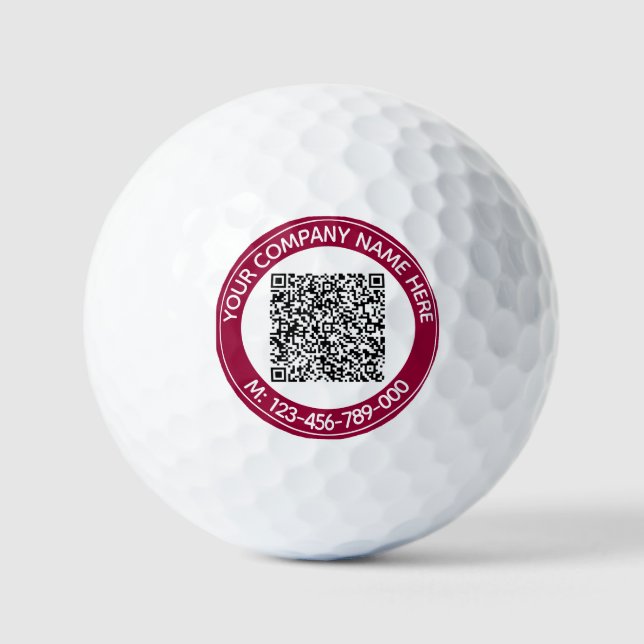 Balles De Golf Info d'analyse de code QR et Boules de golf de tim (Recto)