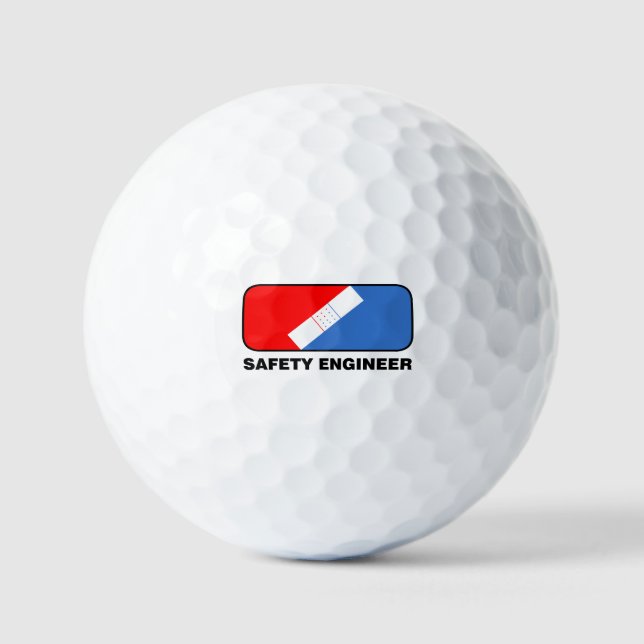 Balles De Golf Ingénieur de sécurité de la Ligue majeure (Recto)