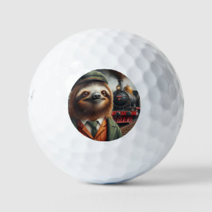 Balles De Golf Ingénieur de train Sloth