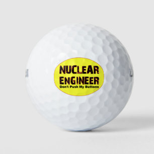 Balles De Golf Ingénieur Nucléaire Appuie sur les boutons