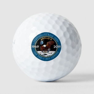 Balles De Golf Insigne de mission du 50e anniversaire d'Apollo 11