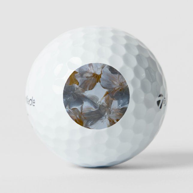 Balles De Golf Invitation œuvre d'art faite main  (Recto)
